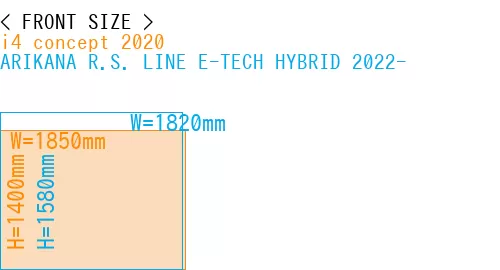 #i4 concept 2020 + ARIKANA R.S. LINE E-TECH HYBRID 2022-
